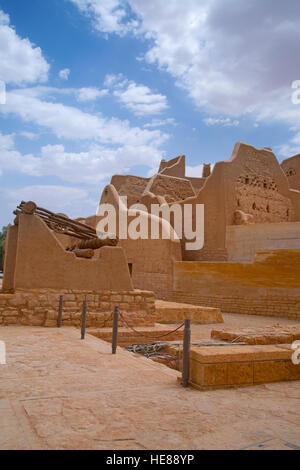 Straßen der alten Stadt Diriyah in der Nähe von Ar-Riyadh, Saudi Arabien Stockfoto