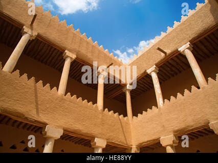 Straßen der alten Stadt Diriyah in der Nähe von Ar-Riyadh, Saudi Arabien Stockfoto