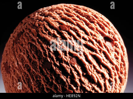 Schokolade Eis Stockfoto