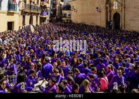 Feier der Karwoche in Calanda, Spanien Stockfoto