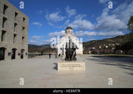 Andricgrad, Emir Kusturica steinerne Stadt in Visegrad, Republika Srpska, Bosnien und Herzegowina Stockfoto