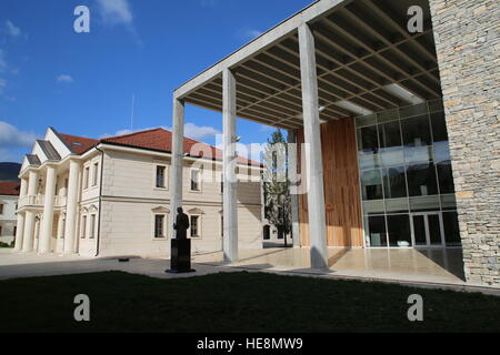 Andricgrad, Emir Kusturica steinerne Stadt in Visegrad, Republika Srpska, Bosnien und Herzegowina Stockfoto