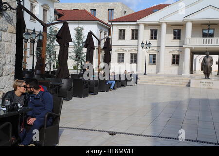 Andricgrad, Emir Kusturica steinerne Stadt in Visegrad, Republika Srpska, Bosnien und Herzegowina Stockfoto