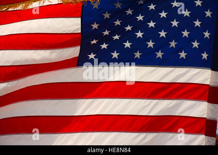 Amerikanische Flagge hautnah Stockfoto