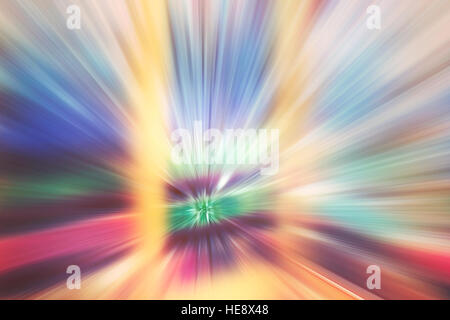 Futuristischen Bewegung verwischt abstrakten farbigen Hintergrund oder Wallpaper. Stockfoto