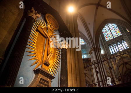 Deutschland, Köln, das Gero-Kreuz im Dom. Stockfoto