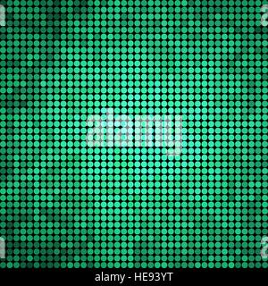 abstrakte farbige Runde Punkte Hintergrund - Petrol / Vektor Stock Vektor