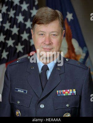 Porträt: US Air Force (USAF) Brigadegeneral (BGEN) John W. Douglass (unbedacht) Stockfoto