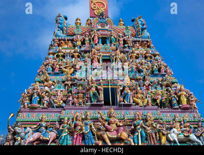 Hindu Tempel Sri Veeramakaliamman, Little India, Singapur Stockfoto