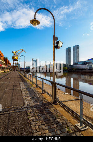 Argentinien, Buenos Aires Provinz, Stadt Buenos Aires, Blick auf Puerto Madero. Stockfoto