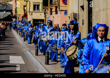 Karwoche in Alcañiz Stockfoto