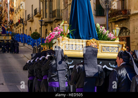 Karwoche in Alcañiz Stockfoto