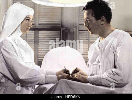 Geschichte Einer Henny aka. Die Nonne-Geschichte, USA 1959-Regie: Fred Zinnemann Schauspieler/Stars: Audrey Hepburn, Peter Finch, Edith Evans Stockfoto