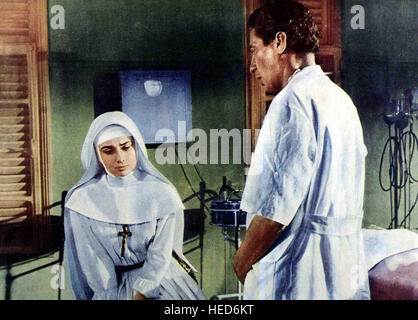 Geschichte Einer Henny aka. Die Nonne-Geschichte, USA 1959-Regie: Fred Zinnemann Schauspieler/Stars: Audrey Hepburn, Peter Finch, Edith Evans Stockfoto