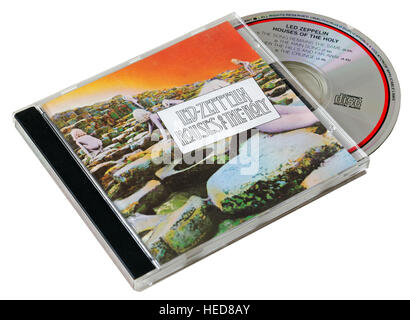 LED Zeppelin-Häuser der Heiligen CD Stockfoto