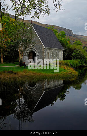 Die Insel Oratorium Kirche des Heiligen Finbarr in Gougone Barra Ballingeary County Cork Irland Stockfoto