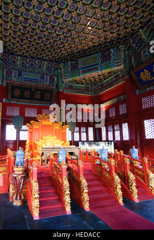 Peking: Kaiserliche Akademie; Biyong Hall, Peking, China Stockfoto