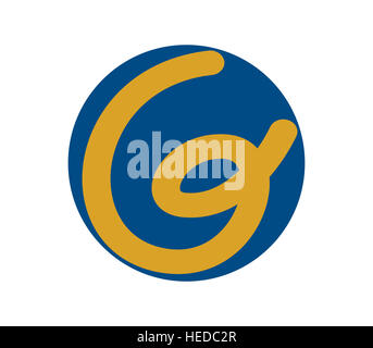 G-Logo-Design-Konzept Stockfoto
