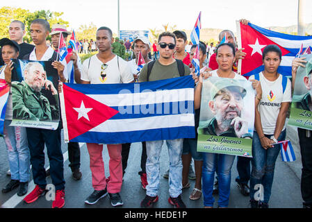 Fidel Castro Beerdigungen Stockfoto