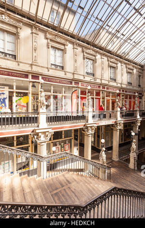 Die Passage Pommeray shopping-Areal der Stadt Nantes in Frankreich. Stockfoto