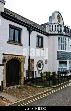 Topsham ist immer wünschenswert und qualitativ hochwertigen Wohnstandort geworden. Es ist eine attraktive Stadt auf die Exe-estuary.UK Stockfoto