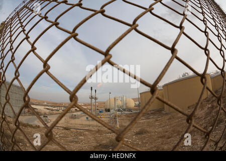 Als Samra Abwasserbehandlungsanlage in Zarqa, Jordanien. Stockfoto