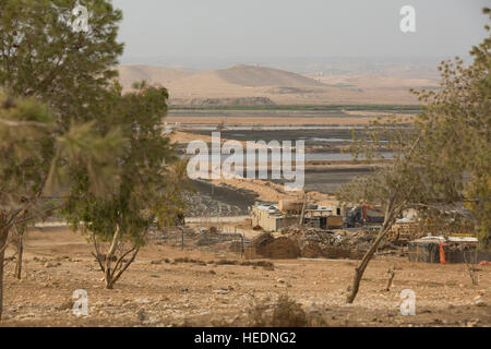 Als Samra Abwasserbehandlungsanlage in Zarqa, Jordanien. Stockfoto