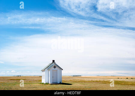 Eine kleine Kirche in ländlichen Saskatchewan, Kanada Stockfoto