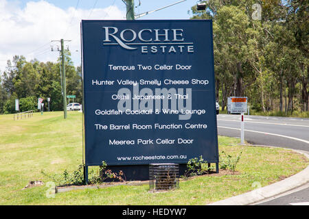 Roche-Estate im Hunter Valley Wine Region, new-South.Wales, Australien Stockfoto