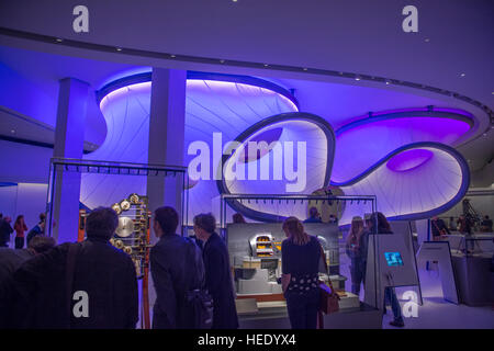 Science Museum, London, UK. 7. Dezember 2016. Mathematik der Winton Gallery, Presse-Preview, entworfen von Zaha Hadid Architects Stockfoto