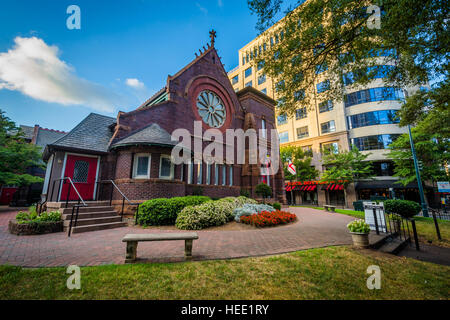 St. Peter es Episcopal Church, in Uptown Charlotte, North Carolina. Stockfoto