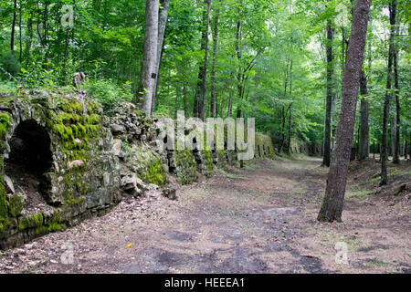 Historic Dunlap Koks Öfen Park ist Standort von Hunderten von verlassenen Bienenstock Öfen verwendet, um den Bereich Kohle in Koks verwandeln Stockfoto