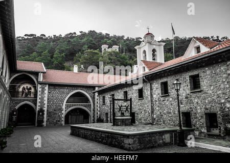 Kykkos Kloster im Troodos-Gebirge Stockfoto