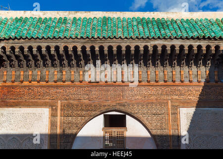 Attarine Madrasa (1325), Fes, Marokko Stockfoto