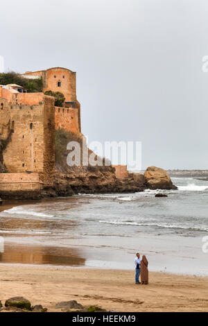 Kasbah von Udayas (14. Jh.), Rabat, Marokko Stockfoto