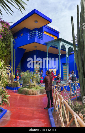 Majorelle Gärten, Marrakesch, Marokko Stockfoto