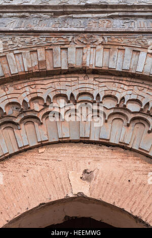 Stadt Anschnittdetail, Marrakesch, Marokko Stockfoto