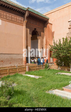 Saadid Gräber (16. Jahrhundert), Marrakesch, Marokko Stockfoto