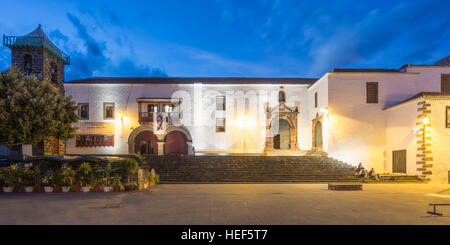 Instituto de Educacion Secundaria Alonso Perez Díaz, Plaza Santo Domingo, Santa Cruz, La Palma, Kanarische Inseln, Spanien Stockfoto