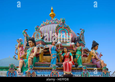 Sri Mariamman-Tempel in Chinatown, Singapur Stockfoto