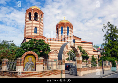 Orthodoxe Nikolauskirche in Batumi Georgien während der osmanischen Zeit (1865-1871) gebaut. Stockfoto