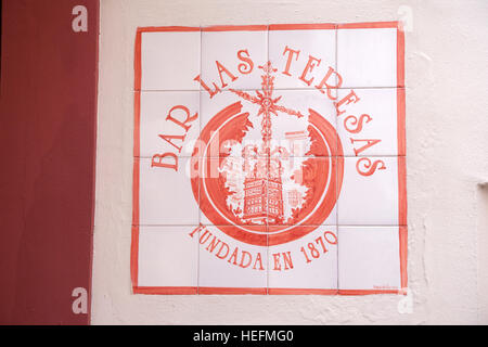 Bar Las Teresas; Sevilla; Spanien Stockfoto