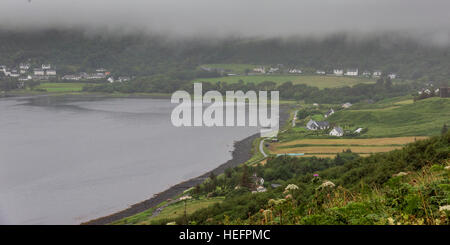 Dorf von Uig, Isle Of Skye, Schottisches Hochland, Schottland Stockfoto