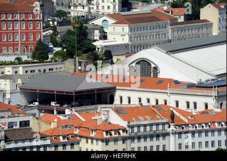 Bahnhof Rossio, Baixa, Lisboa, Lissabon, Portugal Stockfoto