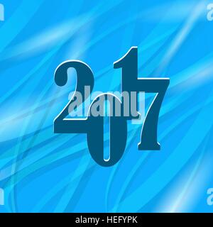 Weihnachten Winter Banner. 2017 Neujahrs Poster Stock Vektor