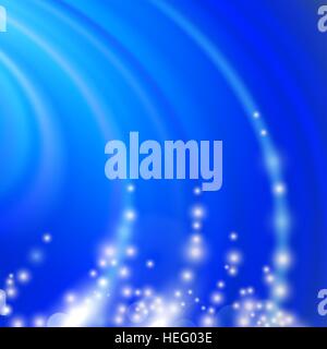 Abstrakte Blue Wave Hintergrund unscharf Stock Vektor