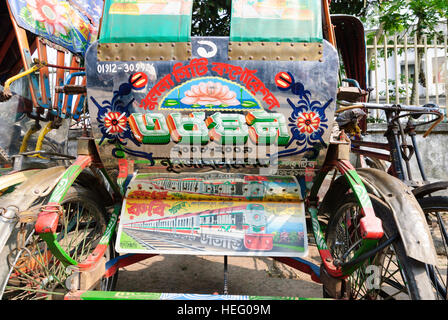 Khulna: Fahrrad-Rikscha, Division Khulna, Bangladesh Stockfoto