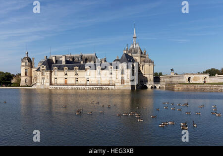 Schloss Chantilly, Chateau de Chantilly, Chantilly, Hauts-de-France, Oise, Frankreich Stockfoto