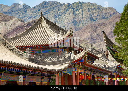 Norden Wudang-Tempel, Shizuishan, Ningxia, China Stockfoto