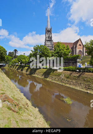 Brasilien, Bundesstaat Rio De Janeiro, Petropolis, Blick auf die Catedral de São Pedro de Alcantara. Stockfoto